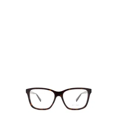Saint Laurent Square Frame Glasses In Black