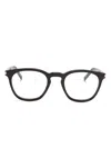 Saint Laurent Square-frame Glasses In Brown