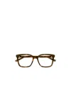 Saint Laurent Square-frame Glasses In Brown
