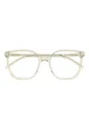 Saint Laurent Square-frame Glasses In Neutral