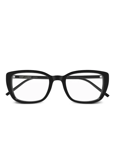 Saint Laurent Square-frame Glasses In Black