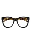 Saint Laurent Square-frame Glasses In Schwarz