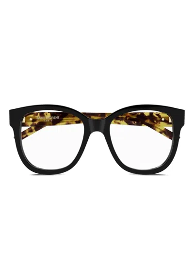 Saint Laurent Square-frame Glasses In Black