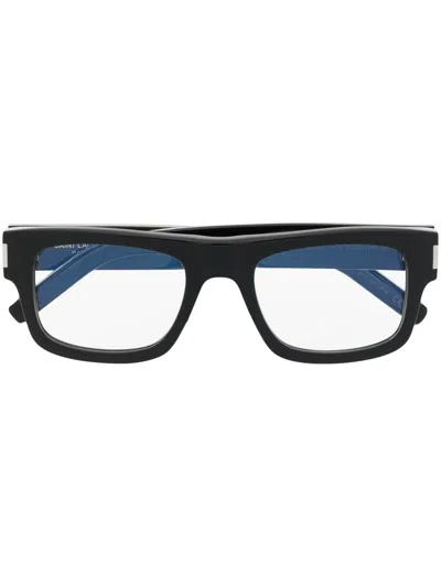 Saint Laurent Square-frame Glasses In Schwarz