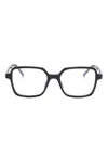 Saint Laurent Square-frame Glasses In Schwarz