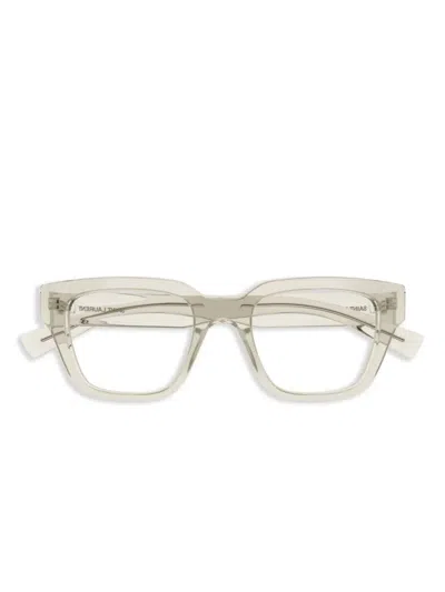 Saint Laurent Square-frame Glasses In Weiss