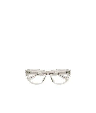 Saint Laurent Square-frame Glasses In White