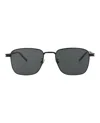 Saint Laurent Square-frame Metal Sunglasses With Comfortable Nose Pads