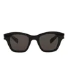 Saint Laurent Womens Black Sl592 Square-frame Acetate Sunglasses In Black