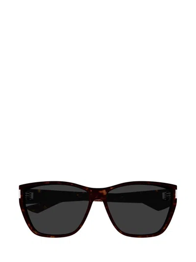 Saint Laurent Square Frame Sunglasses In 002