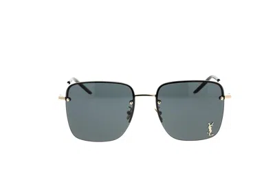 Saint Laurent Square Frame Sunglasses In 013