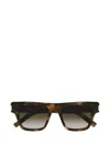 Saint Laurent Square Frame Sunglasses In 020 Havana Havana Brown