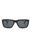 Saint Laurent Square-frame Sunglasses In Black