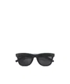 Saint Laurent Square Frame Sunglasses In Black