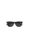 Saint Laurent Square Frame Sunglasses In Black