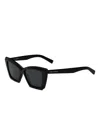 Saint Laurent Square-frame Sunglasses In Black