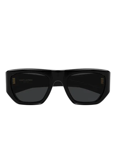Saint Laurent Square-frame Sunglasses In Black
