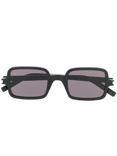 Saint Laurent Square Frame Sunglasses In Black