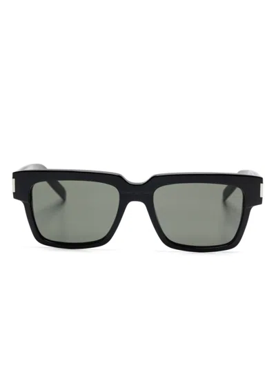 Saint Laurent Square-frame Sunglasses In Black