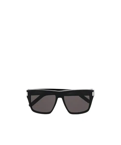 Saint Laurent Square-frame Sunglasses In Black