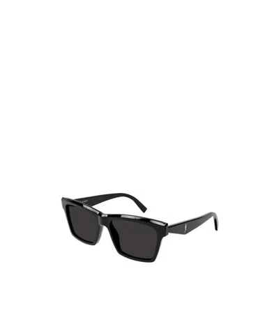 Saint Laurent Square-frame Sunglasses In Black