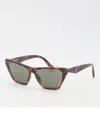 Saint Laurent Square-frame Sunglasses In Brown