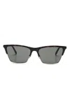 Saint Laurent Square-frame Sunglasses In Brown