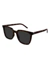 Saint Laurent Square-frame Sunglasses In Brown