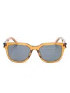 Saint Laurent Square-frame Sunglasses In Brown