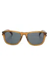 Saint Laurent Square-frame Sunglasses In Brown