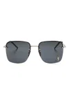 Saint Laurent Square-frame Sunglasses In Gold
