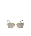 Saint Laurent Square-frame Sunglasses In Nude