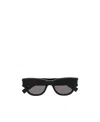 Saint Laurent Square-frame Tinted Sunglasses In Black