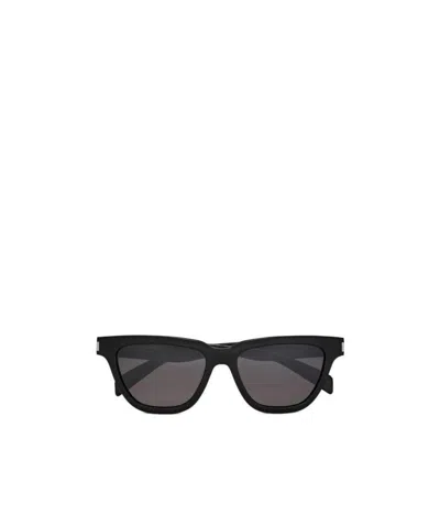 Saint Laurent Square-frame Tinted Sunglasses In Black