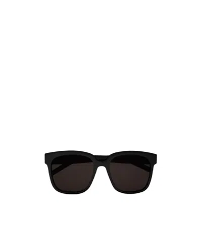 Saint Laurent Square-frame Tinted Sunglasses In Black