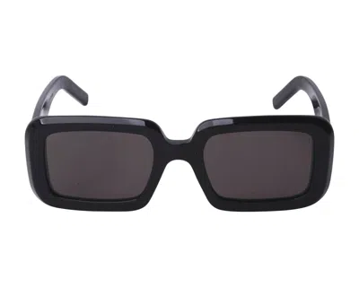 Saint Laurent Square-frame Tinted Sunglasses In Black