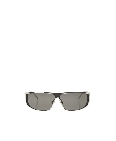 Saint Laurent Square-frame Tinted Sunglasses In Gray