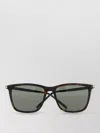 Saint Laurent Square Frame Tortoiseshell Pattern Sunglasses In Brown
