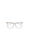 Saint Laurent Square-frame Transparent Sunglasses In White