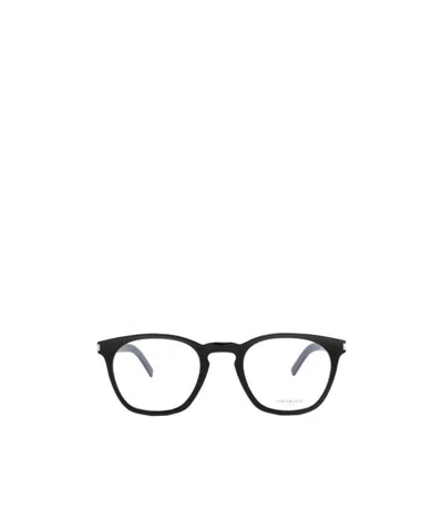 Saint Laurent Square-frames Glasses In Black