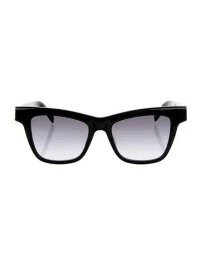 Pre-owned Saint Laurent Square Gradient Sunglasses W/ Tags In Black