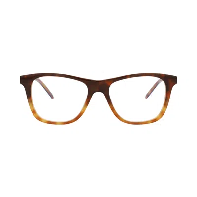 Pre-owned Saint Laurent Square Optical Glasses 'havana/gold/transparent' | Brown | Men's Size Onesize