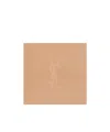 Saint Laurent Cassandre Square Scarf In Semi-sheer Silk Charmeuse In Nude