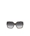 Saint Laurent Square Sunglasses In Black
