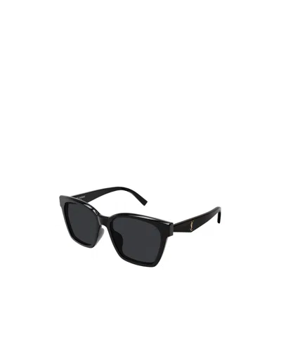 Saint Laurent Square Sunglasses In Black