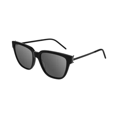 Pre-owned Saint Laurent Square Sunglasses 'black' | Women's Size Onesize