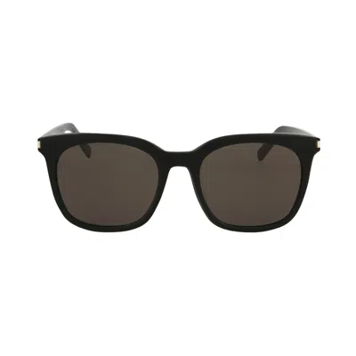 Pre-owned Saint Laurent Square Sunglasses 'black/grey' | Men's Size Onesize