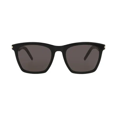 Pre-owned Saint Laurent Square Sunglasses 'black/grey' | Men's Size Onesize