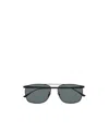 Saint Laurent Square Sunglasses In Green