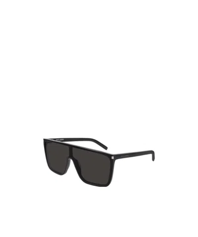 Saint Laurent Square Sunglasses In Gray